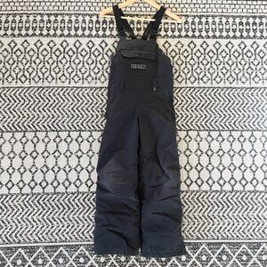Burton kids dry ride ski bibs small (7/8)